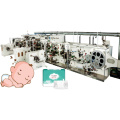 Vollautomatische Windelverpackungsmaschine Wickel Bagger Maschine Hain Baby Windelmaschine